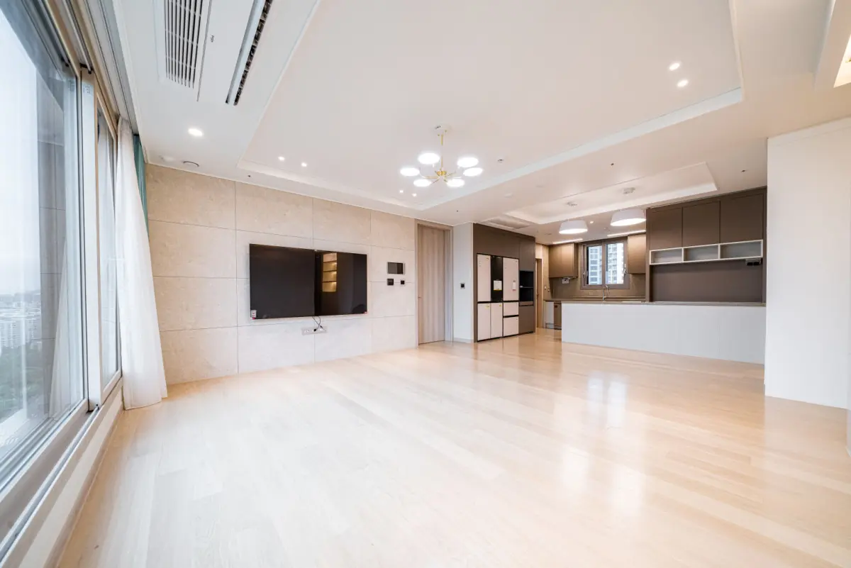 개포자이 58평 대형 통창 거실 인테리어